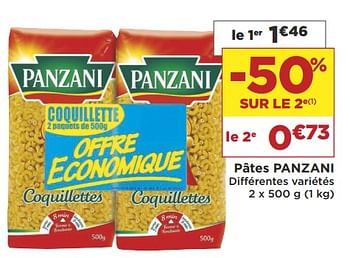 Promoties Pâtes panzani - Panzani - Geldig van 08/05/2018 tot 21/05/2018 bij Super Casino