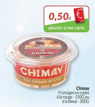 Promotions Chimay fromages en cubes - Chimay - Valide de 01/05/2018 à 31/05/2018 chez Intermarche