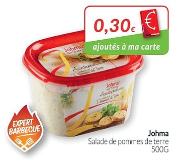 Promoties Johma salade de pommes de terre - Johma - Geldig van 01/05/2018 tot 31/05/2018 bij Intermarche