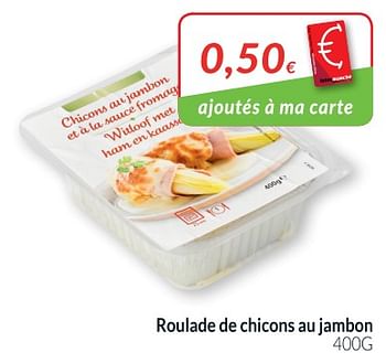 Promotions Roulade de chicons au jambon - Produit maison - Intermarche - Valide de 01/05/2018 à 31/05/2018 chez Intermarche