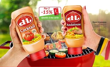 Promoties Devos + lemmens sauce en squeeze - Devos Lemmens - Geldig van 01/05/2018 tot 31/05/2018 bij Intermarche