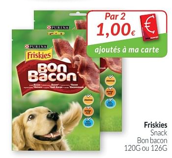 Promoties Friskies snack bon bacon - Friskies - Geldig van 01/05/2018 tot 31/05/2018 bij Intermarche