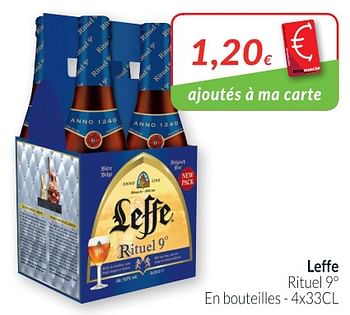 Promotions Leffe rituel - Leffe - Valide de 01/05/2018 à 31/05/2018 chez Intermarche