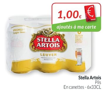 Promotions Stella artois pils - Stella Artois - Valide de 01/05/2018 à 31/05/2018 chez Intermarche