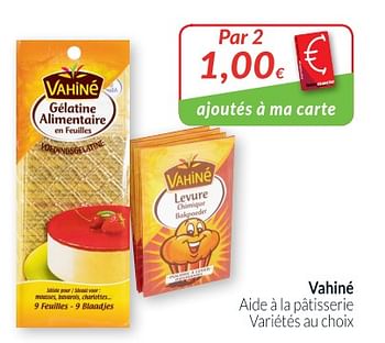 Promotions Vahiné aide à la pâtisserie - Vahine - Valide de 01/05/2018 à 31/05/2018 chez Intermarche