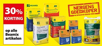 Promoties 30% op alle beamix artikelen - Beamix - Geldig van 16/05/2018 tot 28/05/2018 bij Gamma