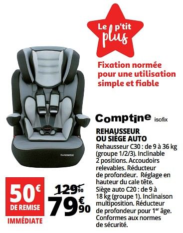 rehausseur comptine auchan