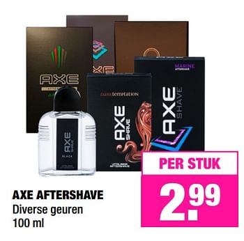 Promoties Axe aftershave - Axe - Geldig van 07/05/2018 tot 21/05/2018 bij Big Bazar