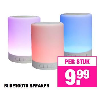 Promoties Bluetooth speaker - Huismerk - Big Bazar - Geldig van 07/05/2018 tot 21/05/2018 bij Big Bazar