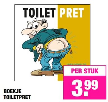 Promoties Boekje toiletpret - Huismerk - Big Bazar - Geldig van 07/05/2018 tot 21/05/2018 bij Big Bazar