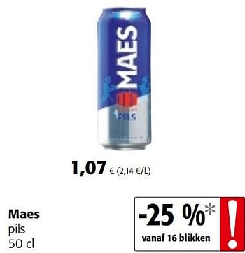 Promoties Maes pils - Maes - Geldig van 09/05/2018 tot 22/05/2018 bij Colruyt