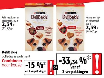 Promoties Delibakie volledig assortiment purina - Purina - Geldig van 09/05/2018 tot 22/05/2018 bij Colruyt