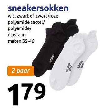 Promoties Sneakersokken - Huismerk - Action - Geldig van 16/05/2018 tot 22/05/2018 bij Action