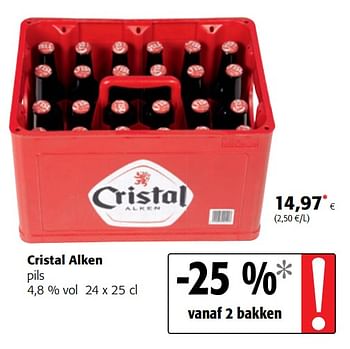 Promoties Cristal alken pils - Cristal - Geldig van 09/05/2018 tot 22/05/2018 bij Colruyt