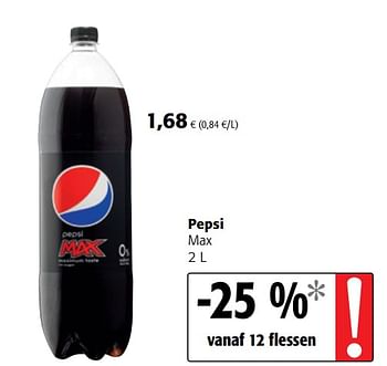 Promoties Pepsi max - Pepsi - Geldig van 09/05/2018 tot 22/05/2018 bij Colruyt