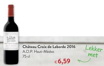 Promoties Chateau croix de laborde 2016 - Rode wijnen - Geldig van 09/05/2018 tot 22/05/2018 bij OKay