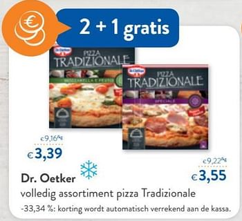 Promotions Dr. oetker volledig assortiment pizza tradizionale - Dr. Oetker - Valide de 09/05/2018 à 22/05/2018 chez OKay