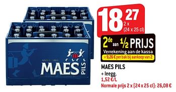 Promoties Maes pils - Maes - Geldig van 16/05/2018 tot 22/05/2018 bij Smatch