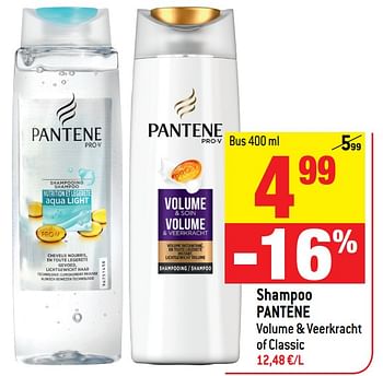 Promoties Shampoo pantene - Pantene - Geldig van 16/05/2018 tot 22/05/2018 bij Match