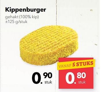 Promoties Kippenburger - Huismerk - Buurtslagers - Geldig van 11/05/2018 tot 24/05/2018 bij Buurtslagers