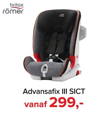 Promoties Advansafix iii sict - Romer - Geldig van 07/05/2018 tot 26/05/2018 bij Baby-Dump