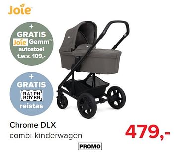 Promoties Chrome dlx combi-kinderwagen - Joie - Geldig van 07/05/2018 tot 26/05/2018 bij Baby-Dump