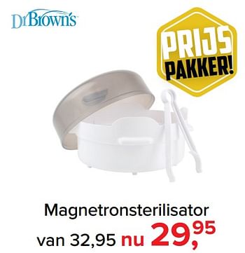 Promoties Magnetronsterilisator - DrBrown's - Geldig van 07/05/2018 tot 26/05/2018 bij Baby-Dump