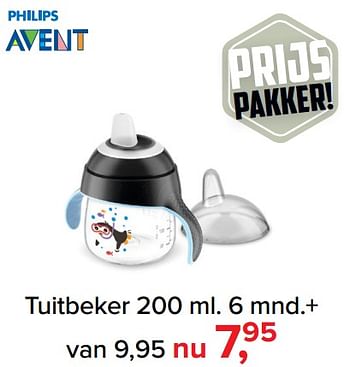 Promoties Tuitbeker - Philips - Geldig van 07/05/2018 tot 26/05/2018 bij Baby-Dump