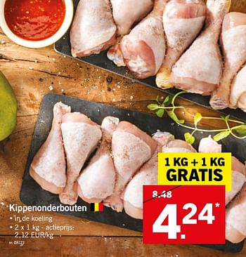 Promoties Kippenonderbouten - Huismerk - Lidl - Geldig van 22/05/2018 tot 26/05/2018 bij Lidl