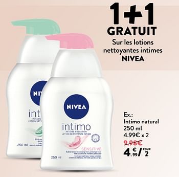 Promoties Intimo natural - Nivea - Geldig van 09/05/2018 tot 22/05/2018 bij DI