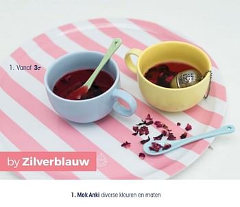Promoties Mok anki - Zilverblauw - Geldig van 14/05/2018 tot 27/05/2018 bij Kwantum
