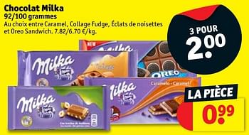 Promotions Chocolat milka - Milka - Valide de 15/05/2018 à 27/05/2018 chez Kruidvat