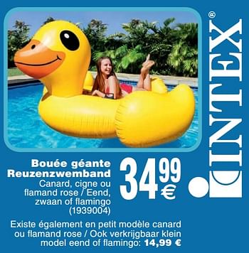 Promoties Bouée géante reuzenzwemband - Intex - Geldig van 15/05/2018 tot 28/05/2018 bij Cora