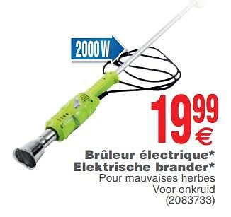Promotions Brûleur électrique elektrische brander - Elem Technic - Valide de 15/05/2018 à 28/05/2018 chez Cora