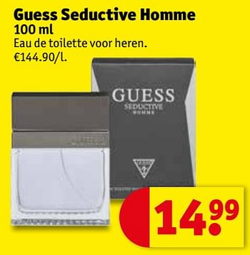 Promoties Guess seductive homme - Guess - Geldig van 15/05/2018 tot 27/05/2018 bij Kruidvat