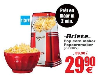 Promoties Ariete popcorn maker popcornmaker - Ariete - Geldig van 15/05/2018 tot 28/05/2018 bij Cora