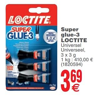 Promoties Super glue-3 loctite - Loctite - Geldig van 15/05/2018 tot 28/05/2018 bij Cora