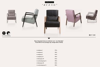 Promotions Bueno fauteuil - Produit Maison - Xooon - Valide de 01/05/2018 à 01/11/2018 chez Xooon