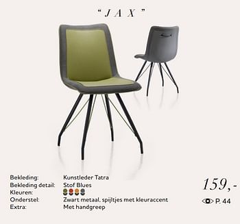 Promoties Jax stoel - Huismerk - Xooon - Geldig van 01/05/2018 tot 01/11/2018 bij Xooon
