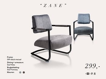 Promotions Zane fauteuil - Produit Maison - Xooon - Valide de 01/05/2018 à 01/11/2018 chez Xooon