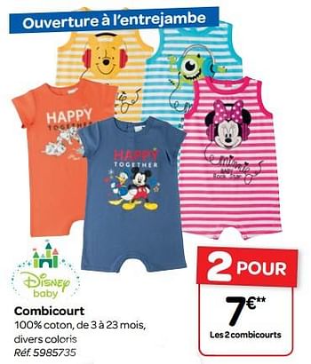 Disney Baby Disney Baby Combicourt En Promotion Chez Carrefour