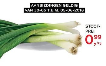 Promoties Stoof prei - Huismerk - Alvo - Geldig van 30/05/2018 tot 05/06/2018 bij Alvo