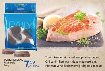 Promoties Tonijnsteaks - Fisker - Geldig van 23/05/2018 tot 05/06/2018 bij Alvo