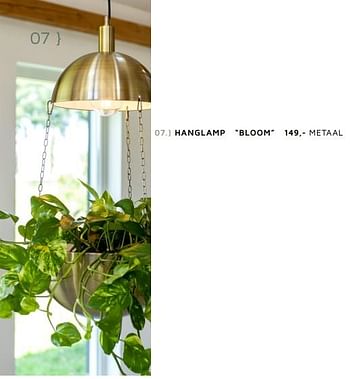 Promoties Hanglamp bloom - CoCo Maison - Geldig van 01/05/2018 tot 01/11/2018 bij Xooon