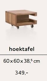 Promoties Hoektafel - Huismerk - Xooon - Geldig van 01/05/2018 tot 01/11/2018 bij Xooon