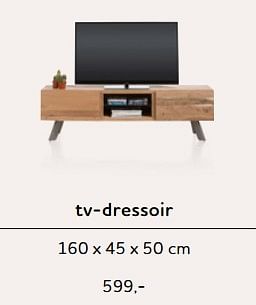Promoties Tv-dressoir - Huismerk - Xooon - Geldig van 01/05/2018 tot 01/11/2018 bij Xooon