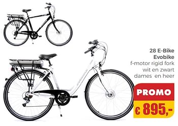 Promoties 28 e-bike evobike - Evobike - Geldig van 20/05/2018 tot 30/06/2018 bij Multi Bazar