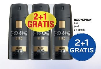 Promoties Bodyspray axe - Axe - Geldig van 23/05/2018 tot 05/06/2018 bij Alvo