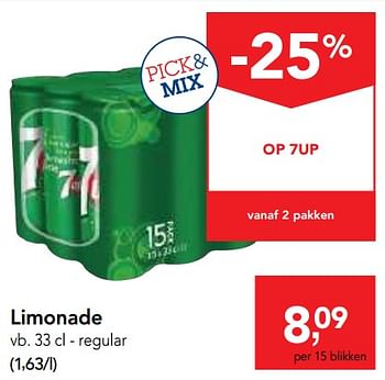 Promoties 7up limonade regular - 7-Up - Geldig van 23/05/2018 tot 05/06/2018 bij Makro