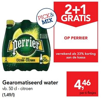 Promoties Perrier citroen - Perrier - Geldig van 23/05/2018 tot 05/06/2018 bij Makro